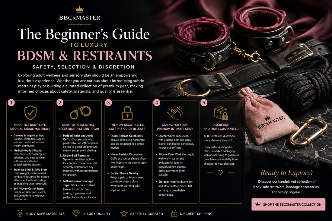 The Beginner’s Guide to Luxury BDSM & Restraints: Safety, Selection & Discretion - BBCxMaster - The Beginner’s Guide to Luxury BDSM & Restraints: Safety, Selection & Discretion - BBCxMaster