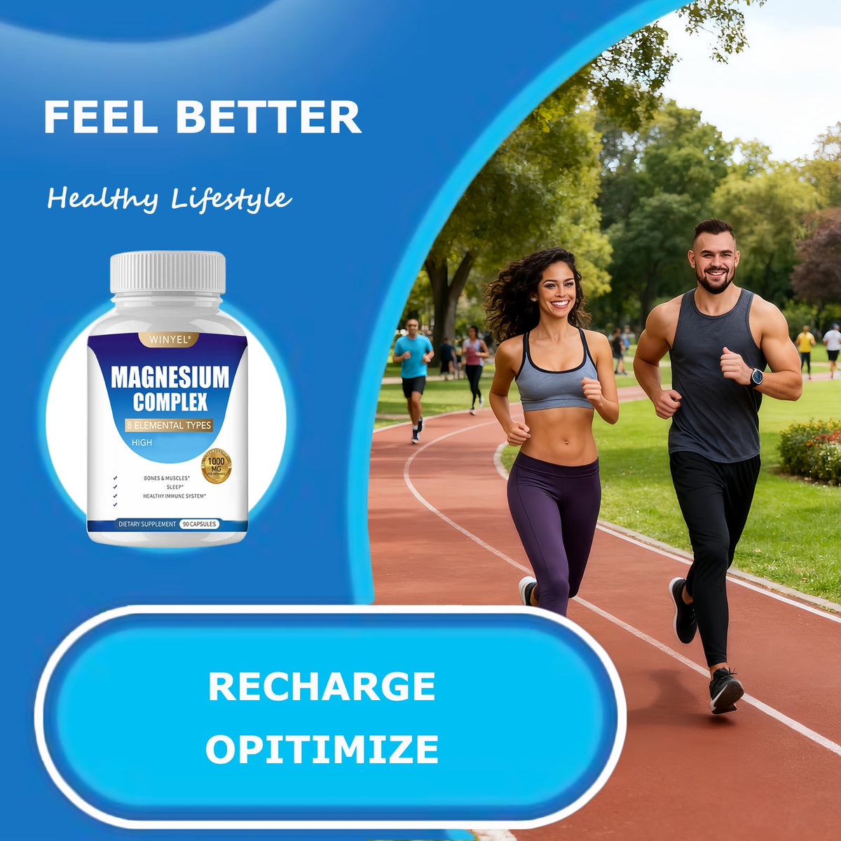 MAGNESIUM COMPLEX Wellness Capsules With Malate & Glycinate And 8 ELEM - BBCxMaster - MAGNESIUM COMPLEX Wellness Capsules With Malate & Glycinate And 8 ELEM - BBCxMaster