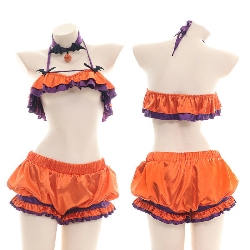European And American Style Pumpkin Bikini Pajamas - Bondage Accessory - BBCxMaster - European And American Style Pumpkin Bikini Pajamas - Bondage Accessory - BBCxMaster