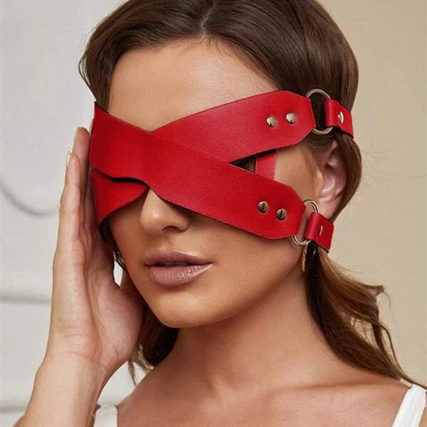 Eye Mask Women's Leather Mask Couple Alternative Products