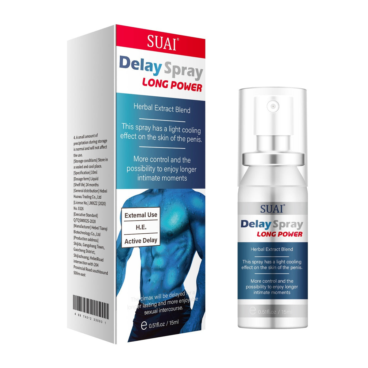 Purified Water Men's Delayed Long-lasting External Spray - BBCxMaster - Purified Water Men's Delayed Long-lasting External Spray - BBCxMaster