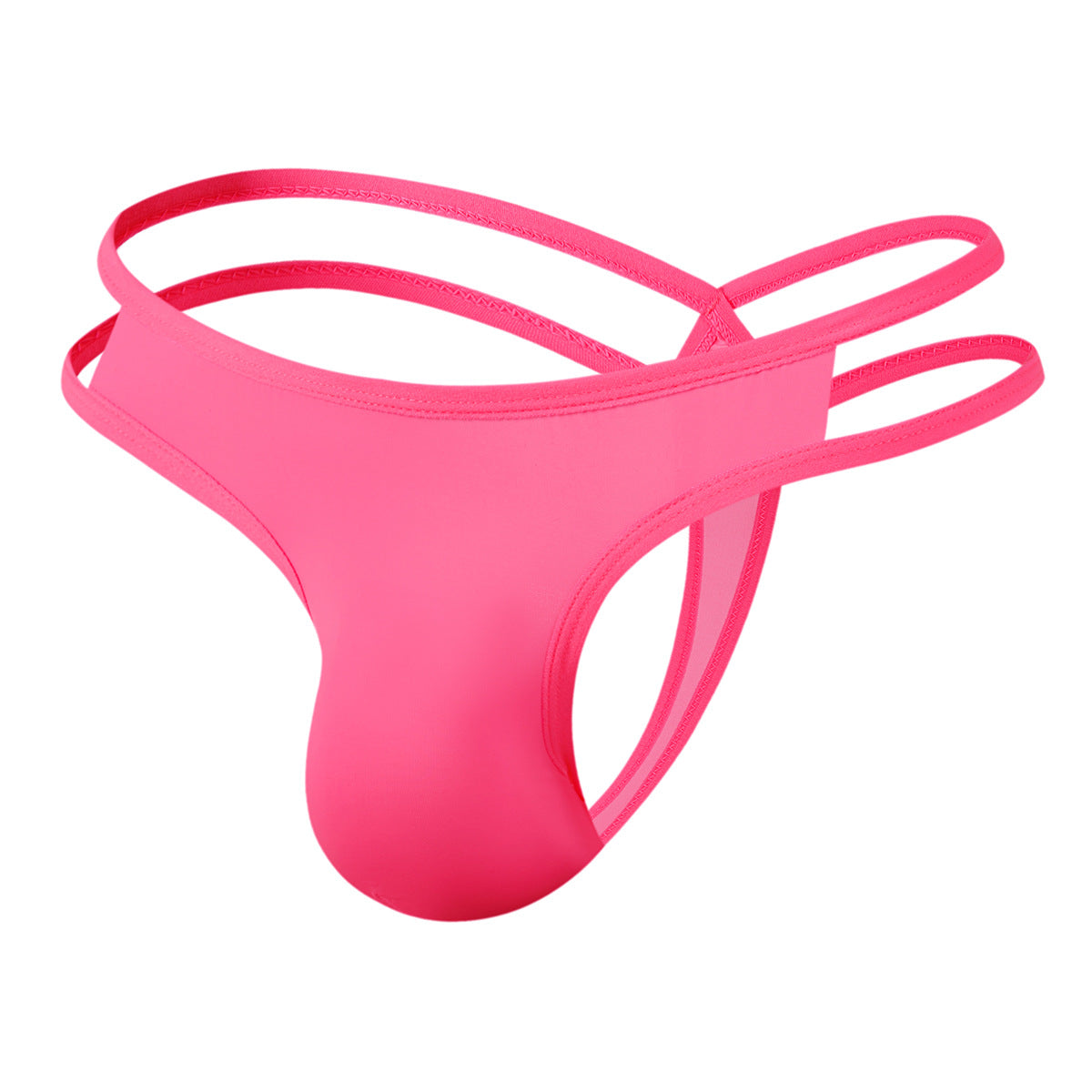 Men's Sheer Low-Waist Thong – 7 Color Options - BBCxMaster - Men's Sheer Low-Waist Thong – 7 Color Options - Pink / S - BBCxMaster