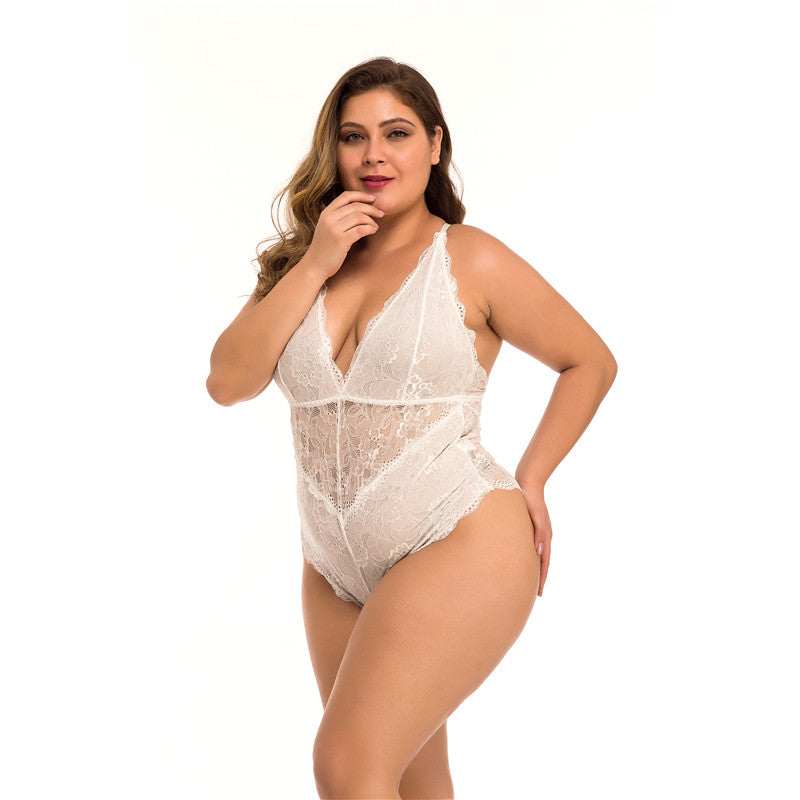 Plus Size Lace Meshsexy Lingerie - BBCxMaster - Plus Size Lace Meshsexy Lingerie - BBCxMaster