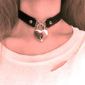 The Good Girl Choker - Gothic O-Ring Collar in Faux Leather - BBCxMaster - The Good Girl Choker - Gothic O-Ring Collar in Faux Leather - BBCxMaster