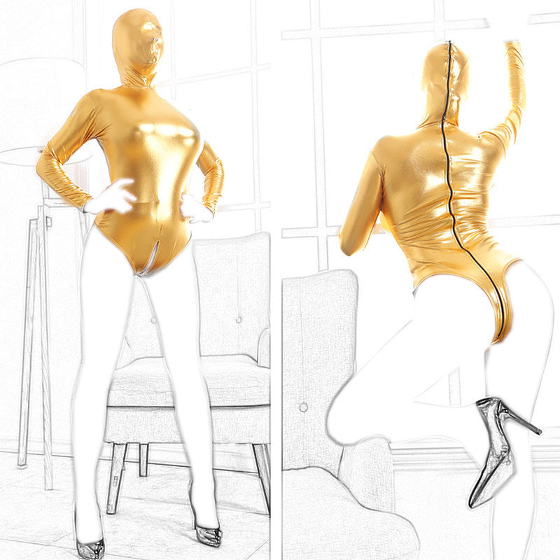 Tight-fitting Queen-fit One-piece Sexy Leather Pants Tight-fitting