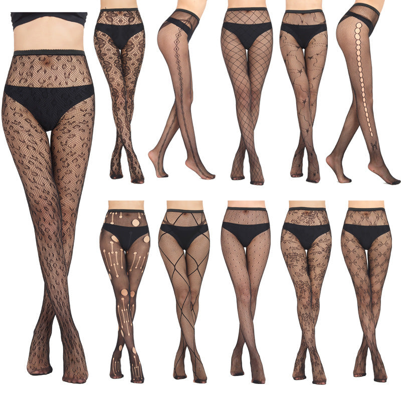 Stockings Jacquard Net Pants Hollow Temptation Fishnet Stockings Botto - BBCxMaster - Stockings Jacquard Net Pants Hollow Temptation Fishnet Stockings Botto - BBCxMaster