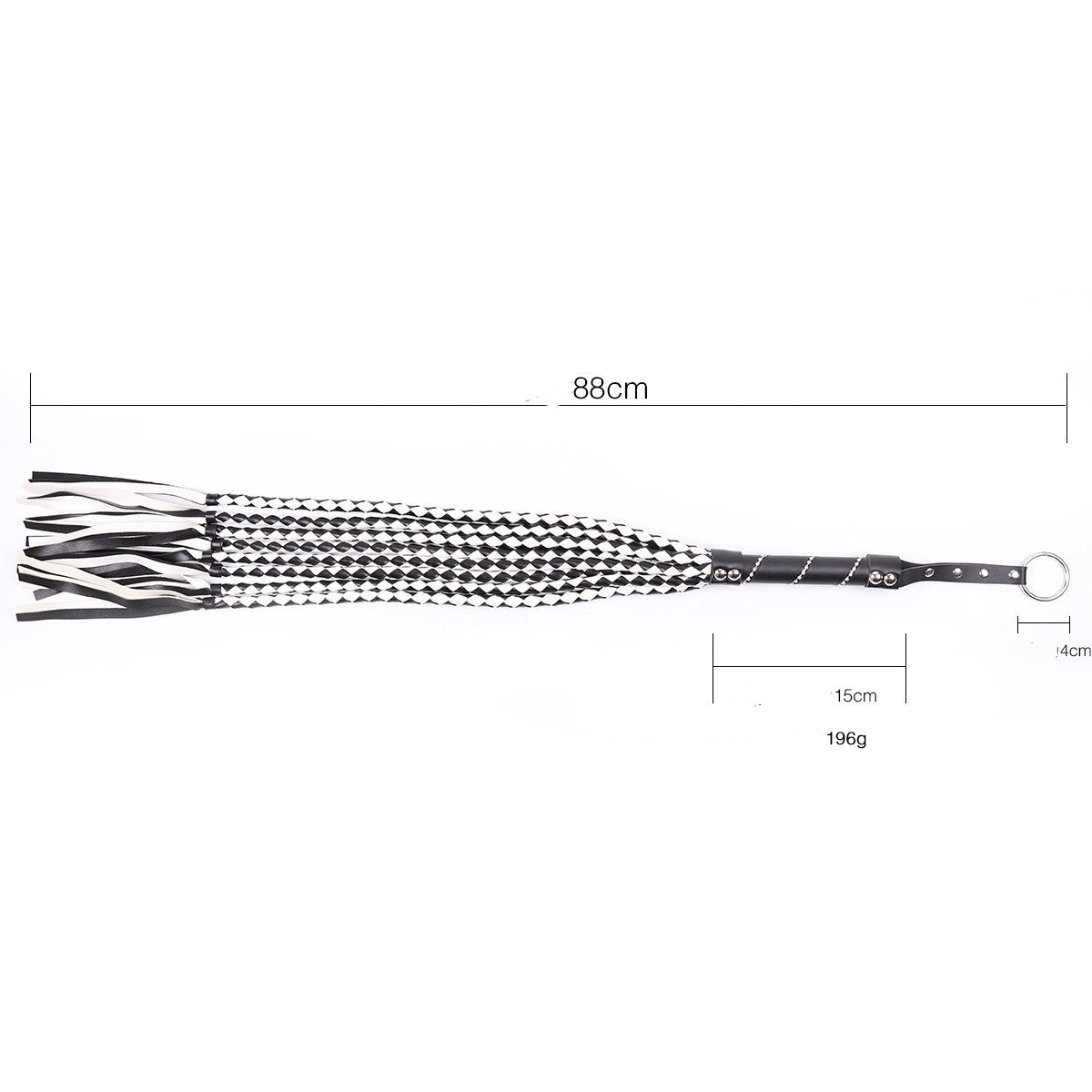 Leather Riding Crop – Diamond-Pattern Woven Handle - Impact Play - BBCxMaster - Leather Riding Crop – Diamond-Pattern Woven Handle - Impact Play - BBCxMaster