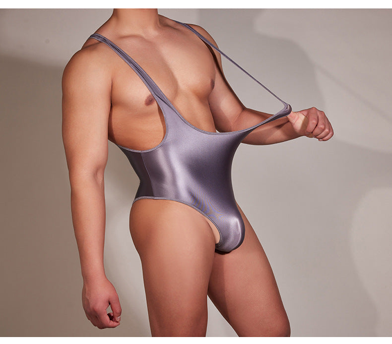 Men's Strap Jumpsuit Three-point Men's Ring Underwear