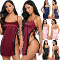 silk sexy lingerie nightdress - BBCxMaster - silk sexy lingerie nightdress - BBCxMaster