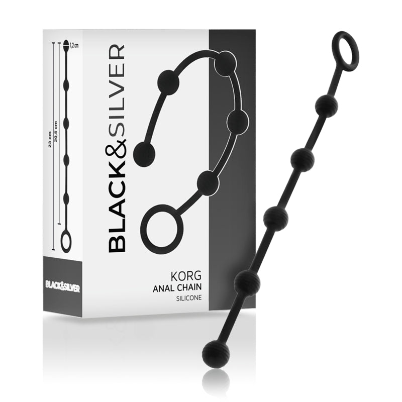 Korg Anal Rosary Silicone Initiation 21 Cm - BBCxMaster - Korg Anal Rosary Silicone Initiation 21 Cm - Default - BBCxMaster