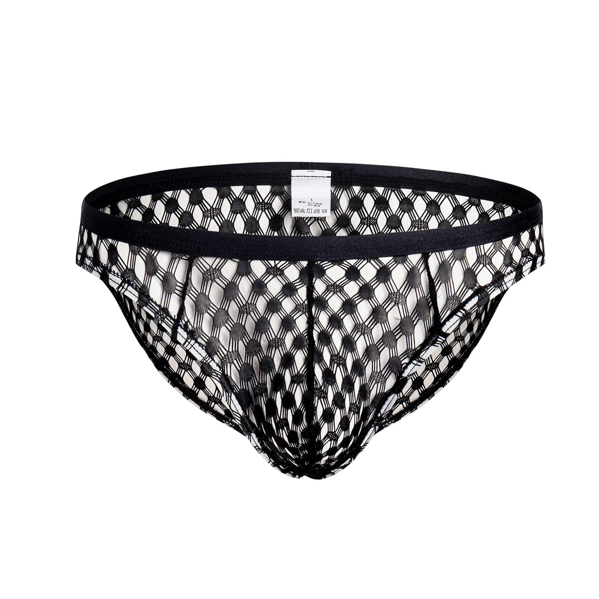 Underwear Men's Large Mesh Breathable Briefs Low Waist
