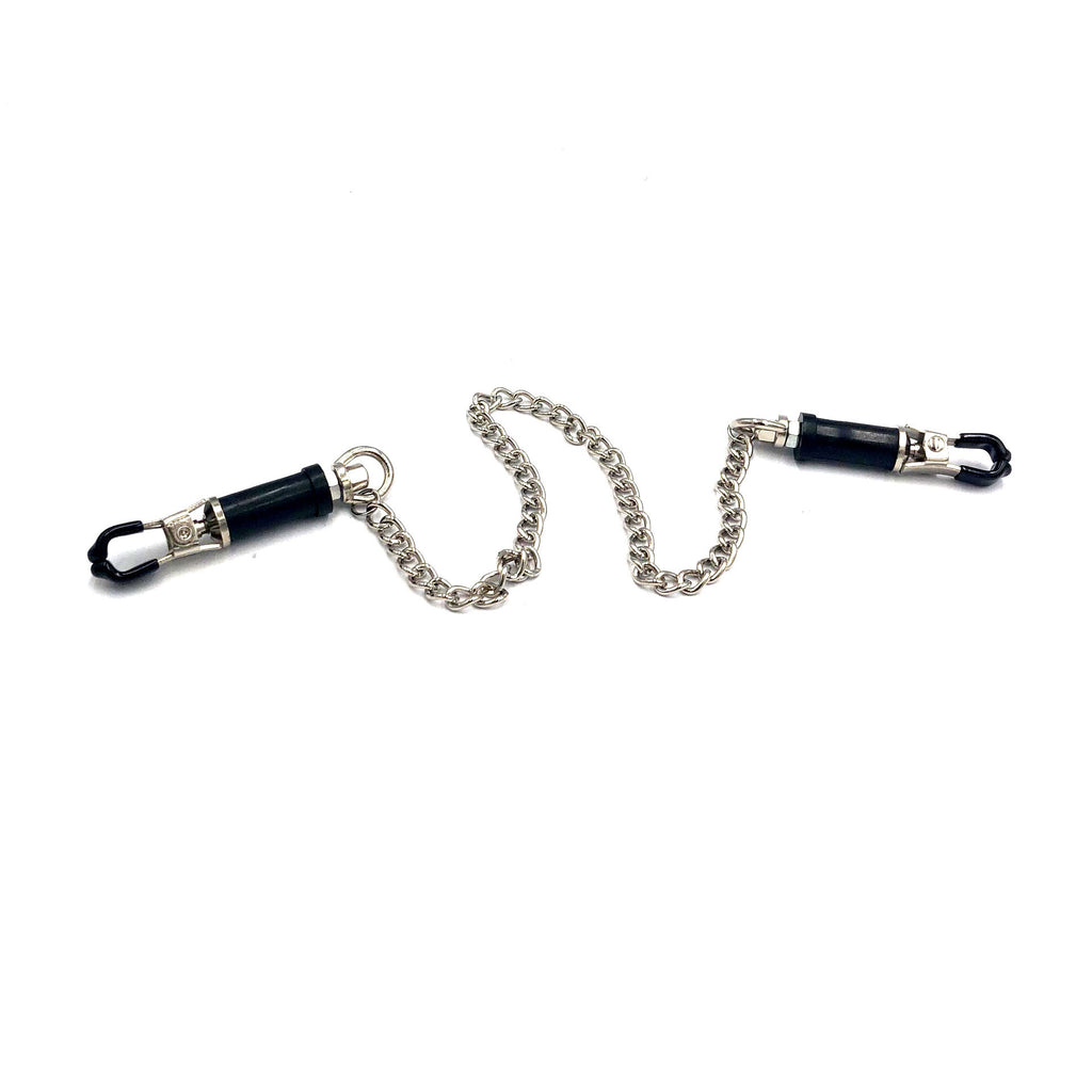 Heavy Metal Force Nipple Clamp – Stainless Steel, Silver/Black/Gold - BBCxMaster - Heavy Metal Force Nipple Clamp – Stainless Steel, Silver/Black/Gold - BBCxMaster