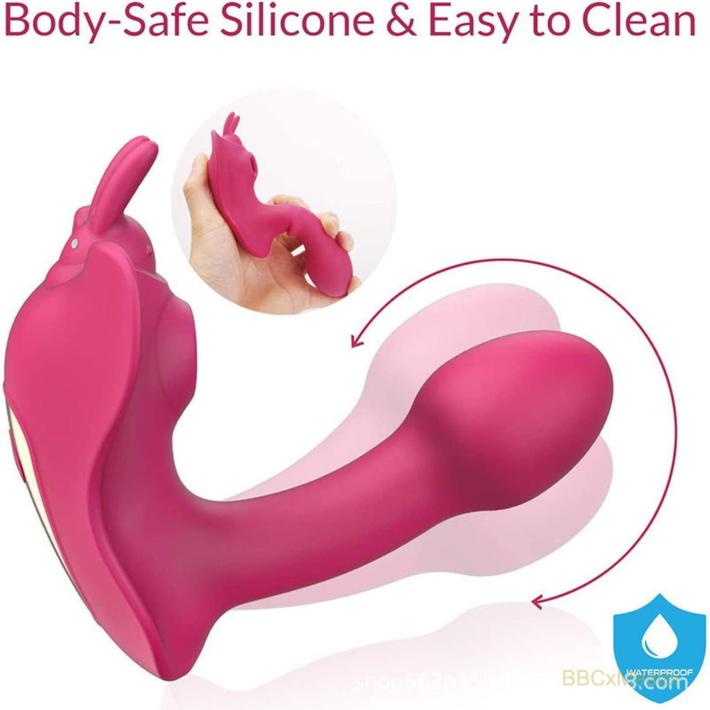 Dildo Female Butterfly Remote Control Wearing Out - Sensory Toy - BBCxMaster - Dildo Female Butterfly Remote Control Wearing Out - Sensory Toy - Red / USB - BBCxMaster