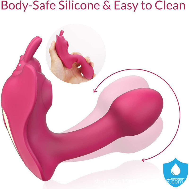 Dildo Female Butterfly Remote Control Wearing Out - Sensory Toy - BBCxMaster - Dildo Female Butterfly Remote Control Wearing Out - Sensory Toy - Red / USB - BBCxMaster