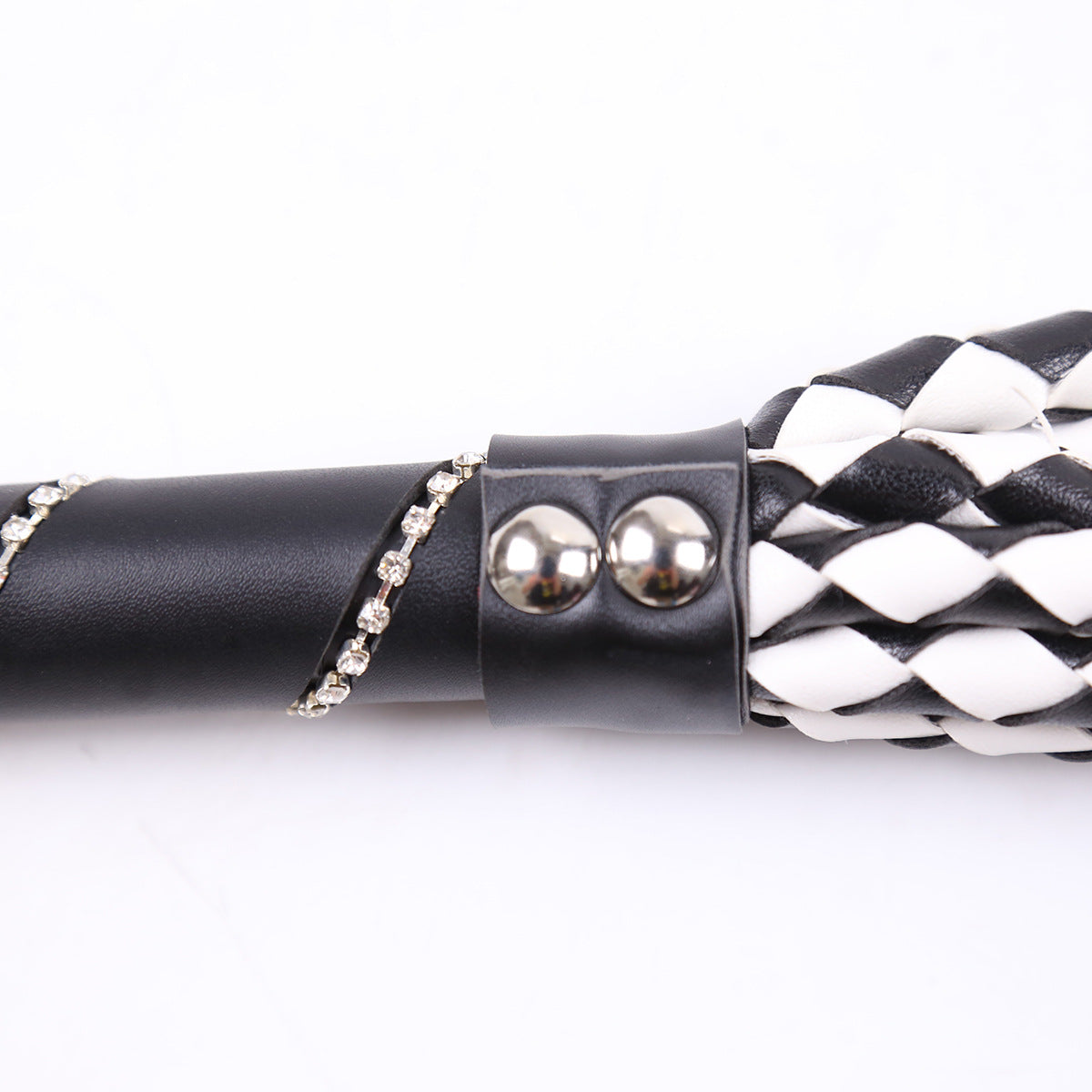 Leather Riding Crop – Diamond-Pattern Woven Handle - Impact Play - BBCxMaster - Leather Riding Crop – Diamond-Pattern Woven Handle - Impact Play - BBCxMaster