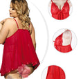 The Midnight Veil - Sheer Lace Babydoll Lingerie - BBCxMaster - The Midnight Veil - Sheer Lace Babydoll Lingerie - BBCxMaster