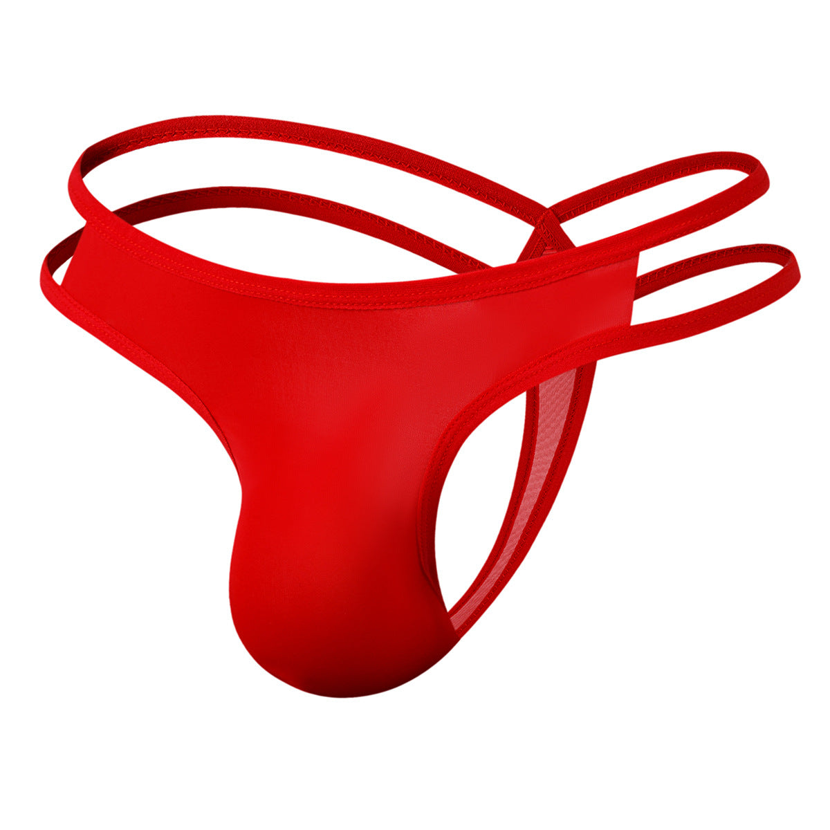 Low Waist Soft Thin Silky Men'S Sexy Thong Men'S Men'S Sexy Underwear - BBCxMaster - Low Waist Soft Thin Silky Men'S Sexy Thong Men'S Men'S Sexy Underwear - Red / S - BBCxMaster