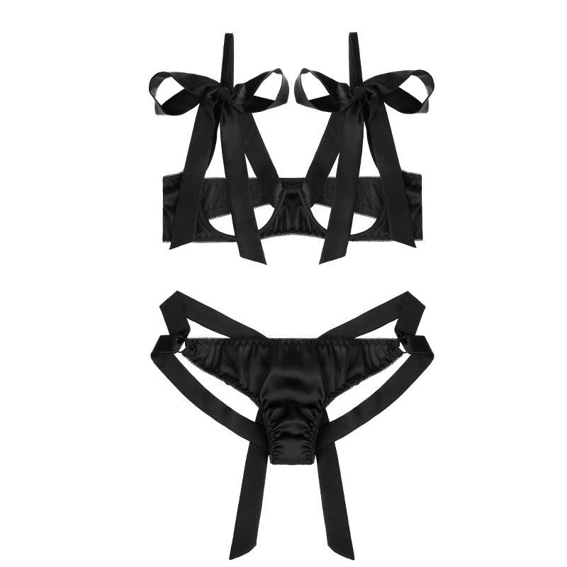 Lace-Up Three-Point Drop-Off Underwear - BBCxMaster - Lace-Up Three-Point Drop-Off Underwear - Bra panties / One size - BBCxMaster