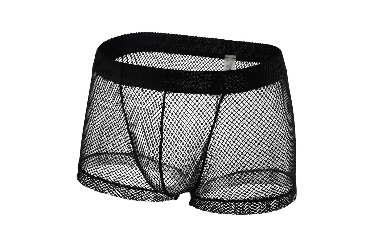 Men's Large Mesh Boxers Low Waist Underpants