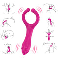 Silicone Vibrating Clip - BBCxMaster - Silicone Vibrating Clip - Rose Red - BBCxMaster