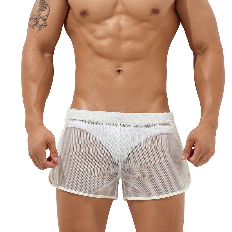 Unlined Transparent Men's Three-point Shorts