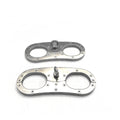 Stainless Steel Heavy Classical Fixed Handcuffs - Restraints - BBCxMaster - Stainless Steel Heavy Classical Fixed Handcuffs - Restraints - Men's - BBCxMaster
