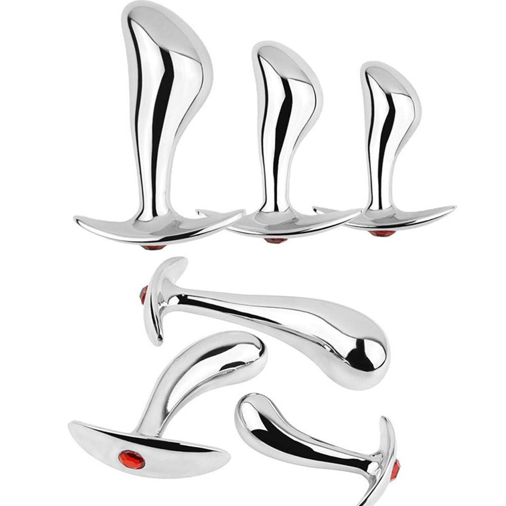 Metal Anal Plug Anal Dildo Butt Masturbation G Spot Dilator - Sensory - BBCxMaster - Metal Anal Plug Anal Dildo Butt Masturbation G Spot Dilator - Sensory - BBCxMaster