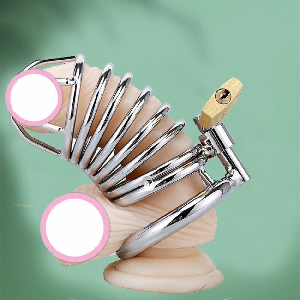 Household Stainless Steel Chastity Lock For Men - Chastity Cage - BBCxMaster - Household Stainless Steel Chastity Lock For Men - Chastity Cage - BBCxMaster