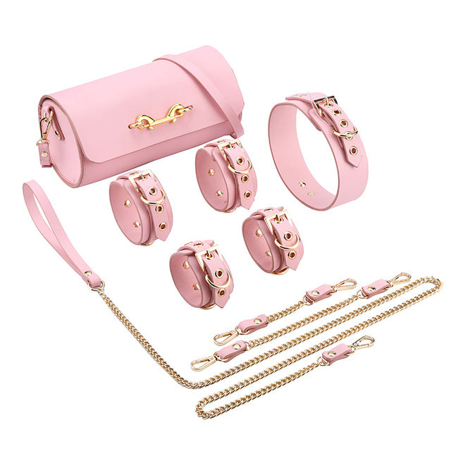 Couple Leather Binding Suit Restraint