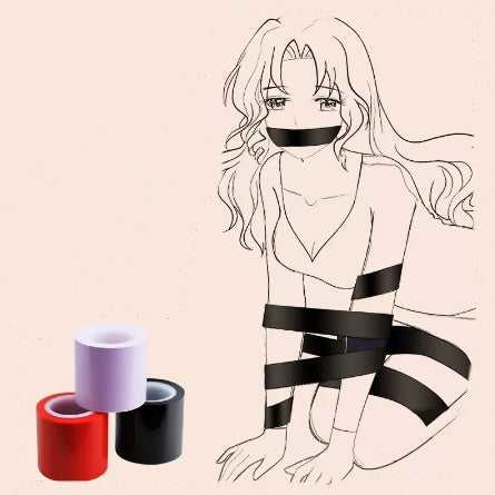 Premium Bondage Tape Roll – Self-Adhesive Bondage Wrap (10m) - Bondage - BBCxMaster - Premium Bondage Tape Roll – Self-Adhesive Bondage Wrap (10m) - Bondage - BBCxMaster