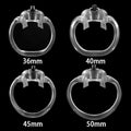 Male CB Chastity Lock One-click Locking Ring - Chastity Cage - BBCxMaster - Male CB Chastity Lock One-click Locking Ring - Chastity Cage - Transparent Single Snap Ring / 36mm - BBCxMaster