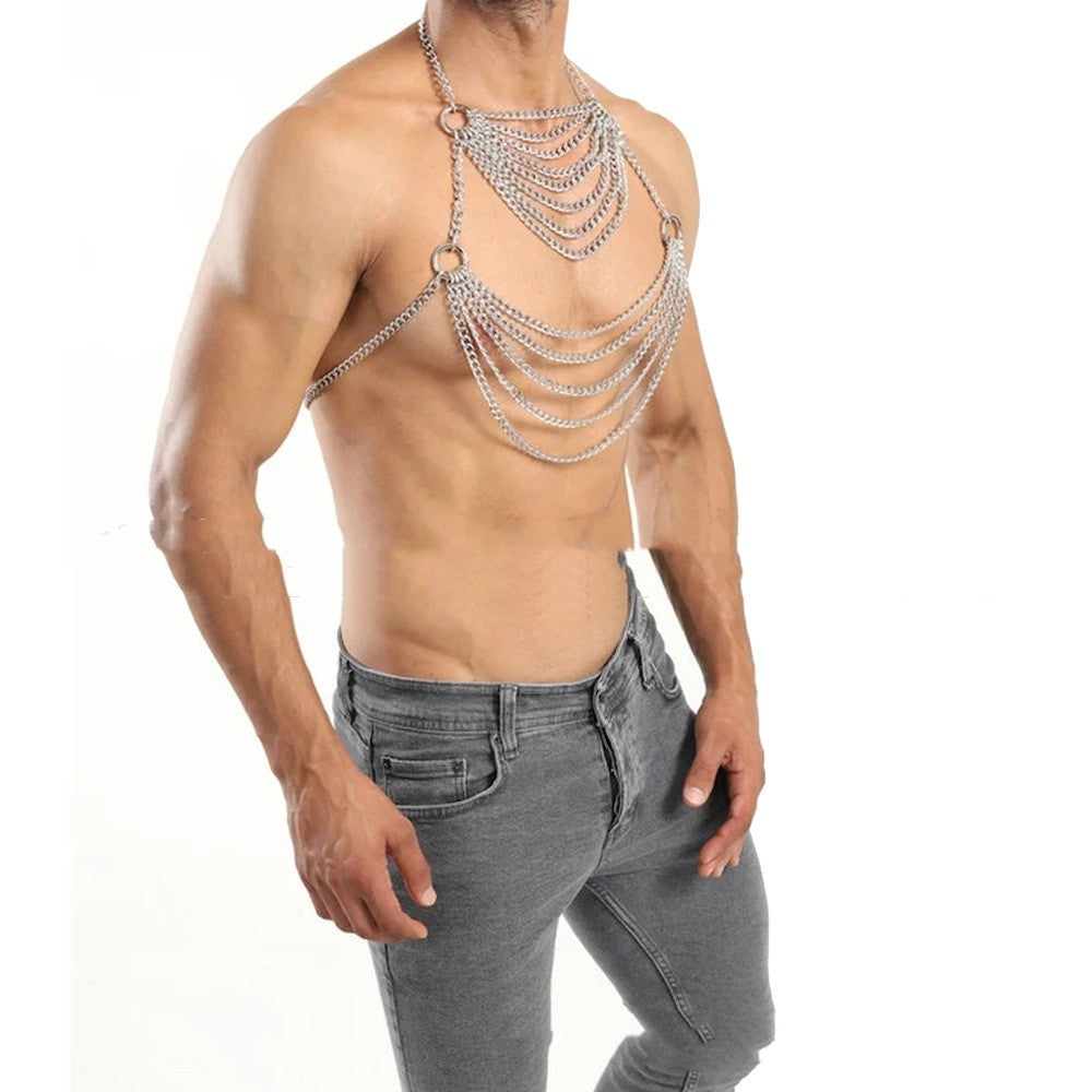 Men's Binding Chain Couple Bed