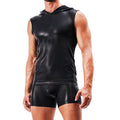 The Vanguard Faux Leather Hooded Tank Set - BBCxMaster - The Vanguard Faux Leather Hooded Tank Set - BBCxMaster