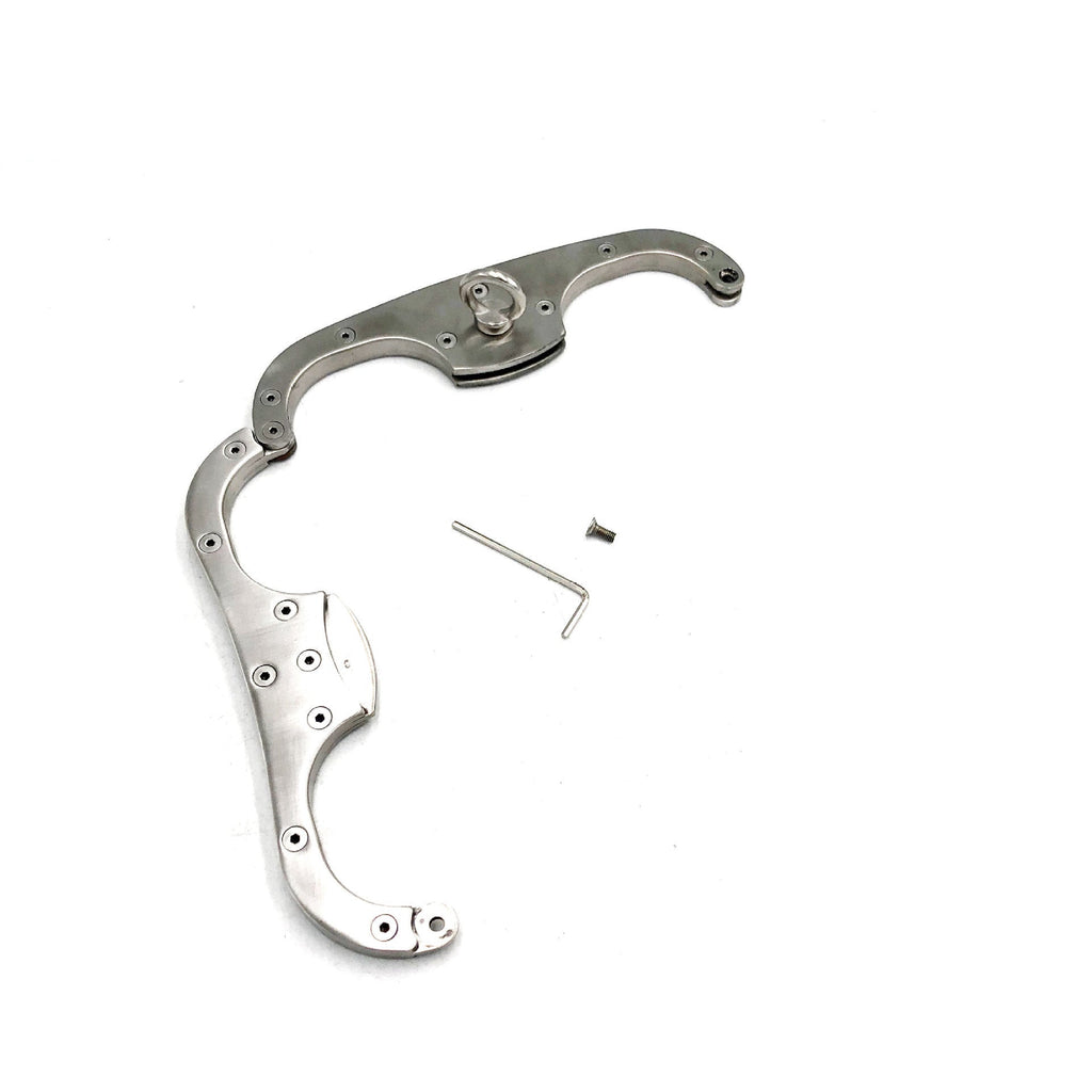 Stainless Steel Heavy Classical Fixed Handcuffs - Restraints - BBCxMaster - Stainless Steel Heavy Classical Fixed Handcuffs - Restraints - BBCxMaster
