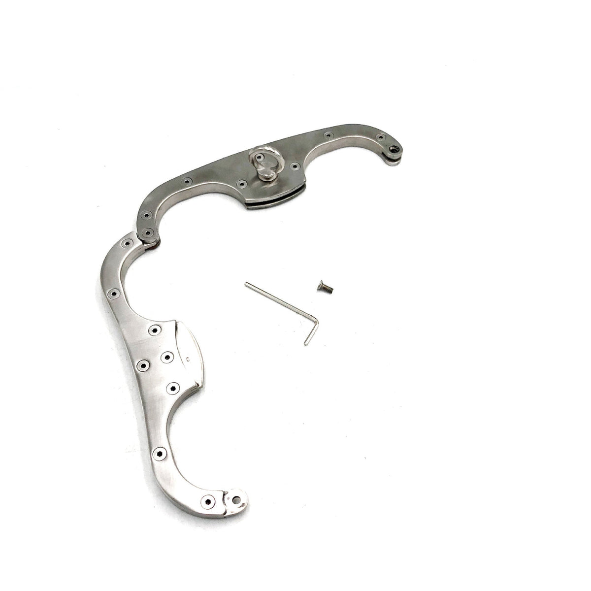 Stainless Steel Heavy Classical Fixed Handcuffs - Restraints - BBCxMaster - Stainless Steel Heavy Classical Fixed Handcuffs - Restraints - BBCxMaster