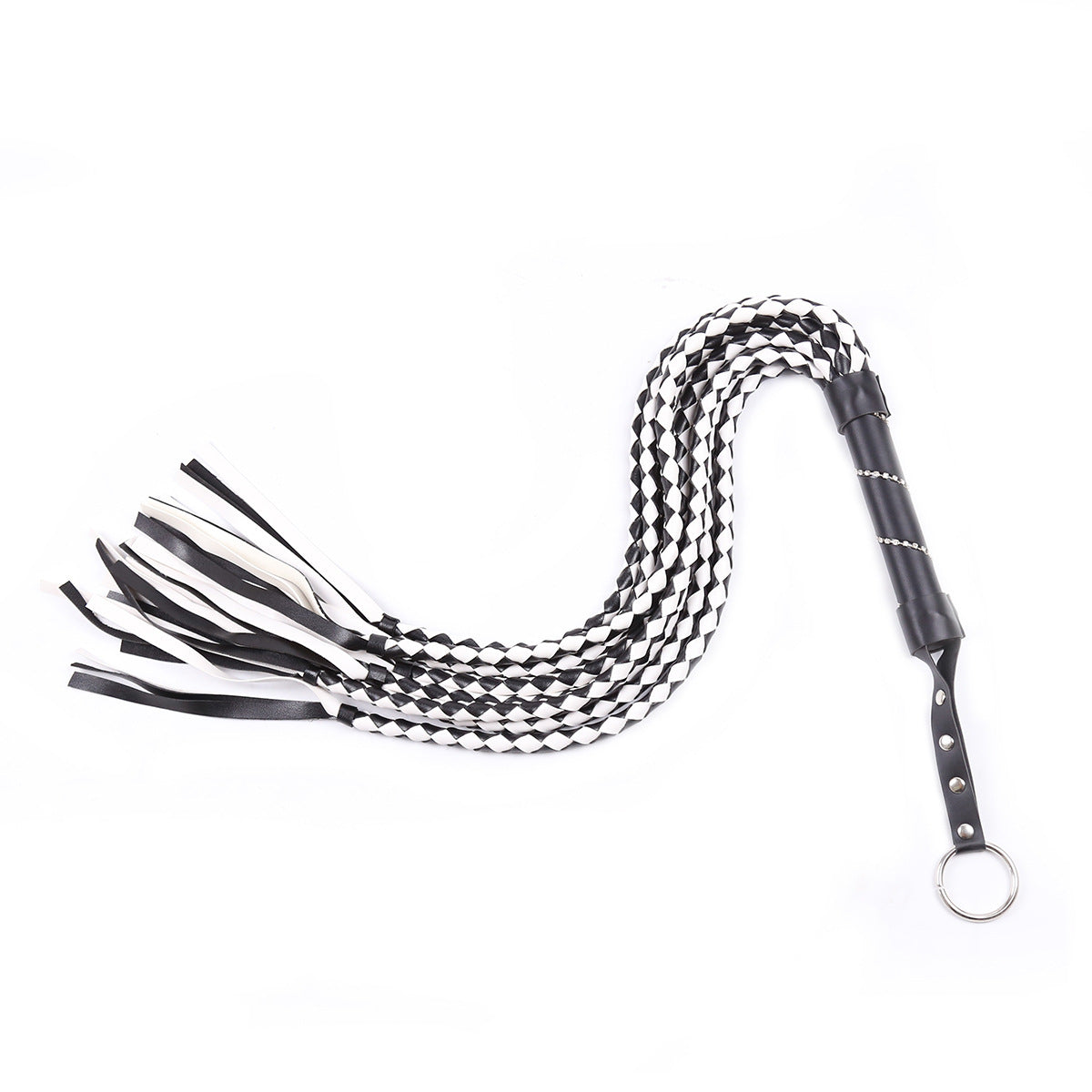 Leather Riding Crop – Diamond-Pattern Woven Handle - Impact Play - BBCxMaster - Leather Riding Crop – Diamond-Pattern Woven Handle - Impact Play - BBCxMaster