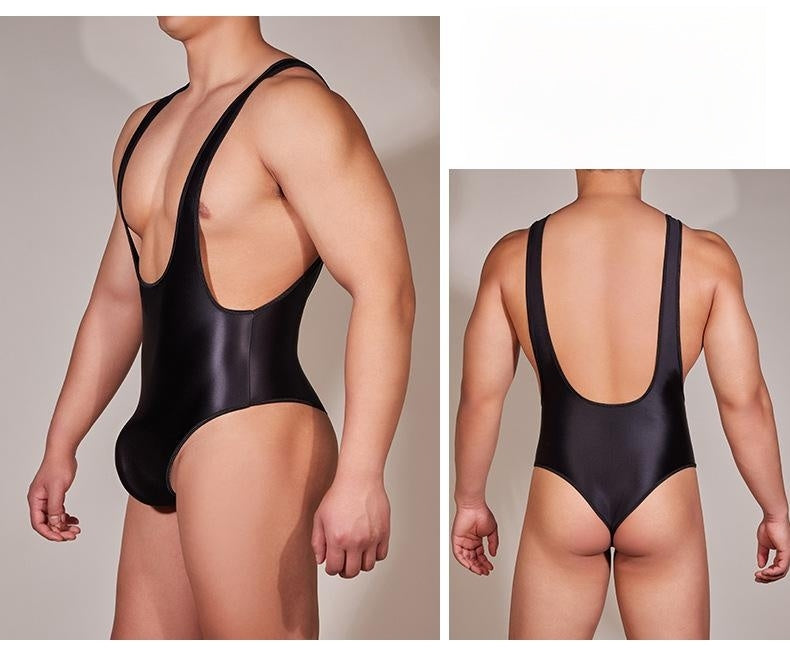 Men's Strap Jumpsuit Three-point Men's Ring Underwear