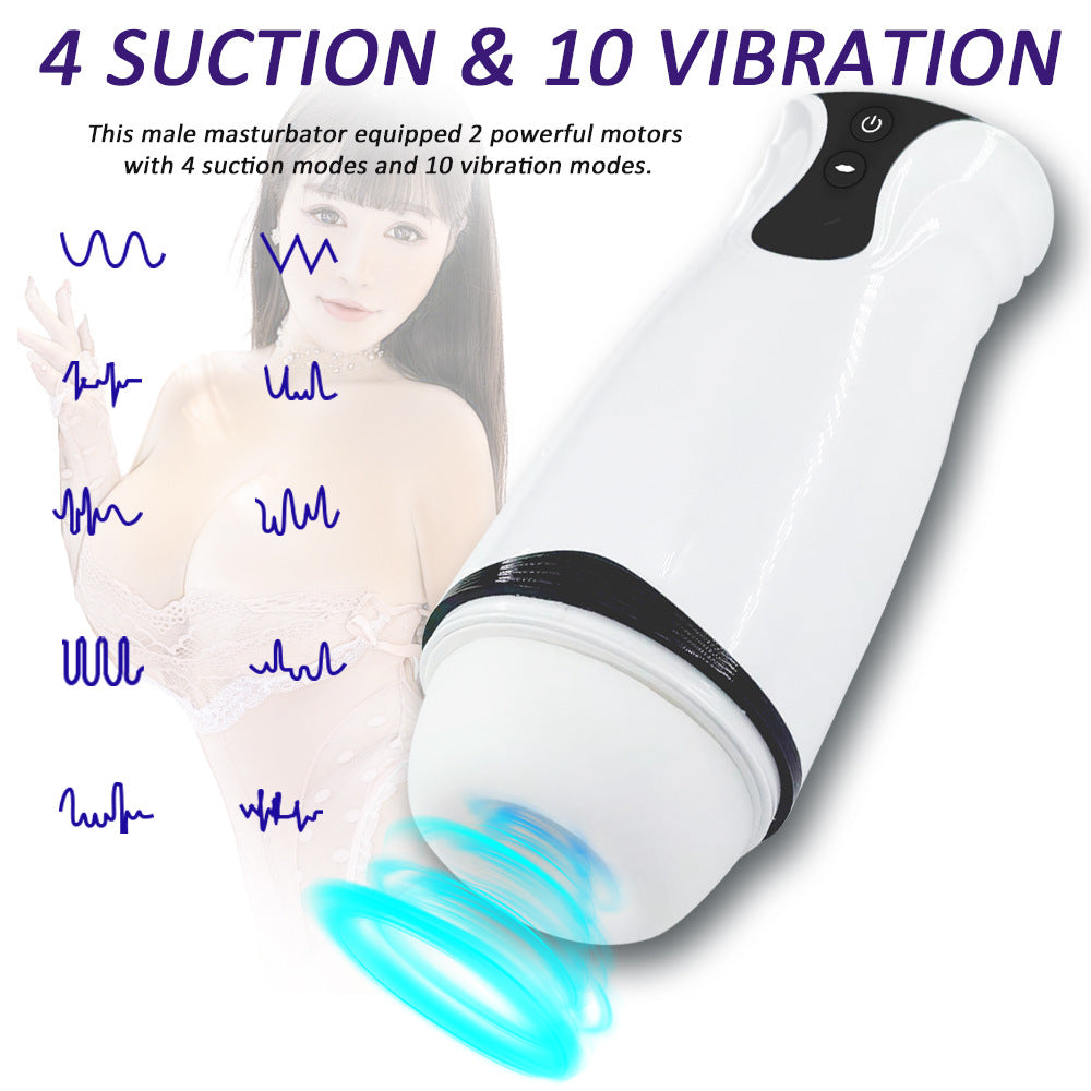 Men's Electric Sucking Vibration Fully Automatic Toy - BBCxMaster - Men's Electric Sucking Vibration Fully Automatic Toy - BBCxMaster