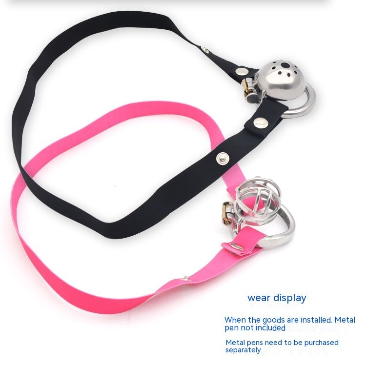 Men's Chastity Cage Auxiliary Strap Elastic - BBCxMaster - Men's Chastity Cage Auxiliary Strap Elastic - BBCxMaster