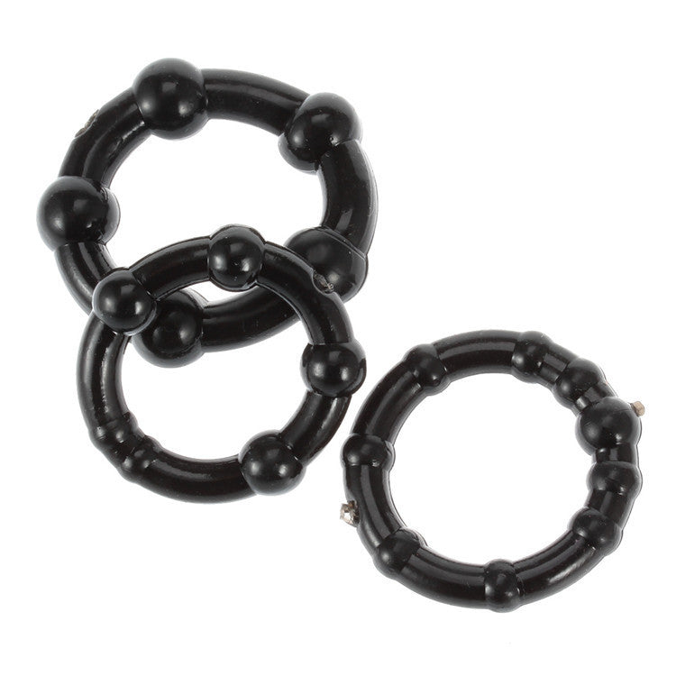 Premium Silicone Performance Ring Set for Men (3-Pack) - Adult Accesso - BBCxMaster - Premium Silicone Performance Ring Set for Men (3-Pack) - Adult Accesso - BBCxMaster