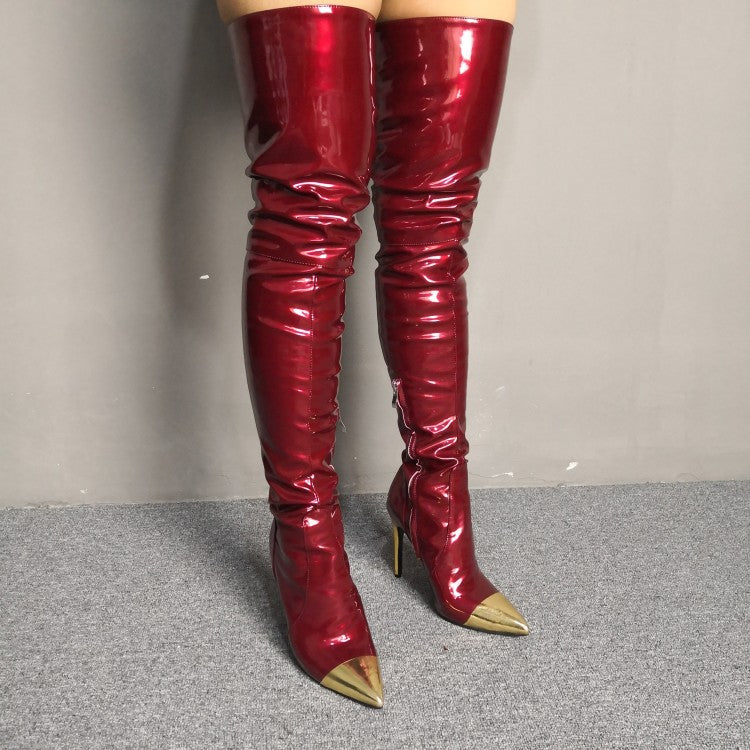 Fashion Slim Slim Leg Stretch Over-the-Knee Boots - BBCxMaster - Fashion Slim Slim Leg Stretch Over-the-Knee Boots - BBCxMaster