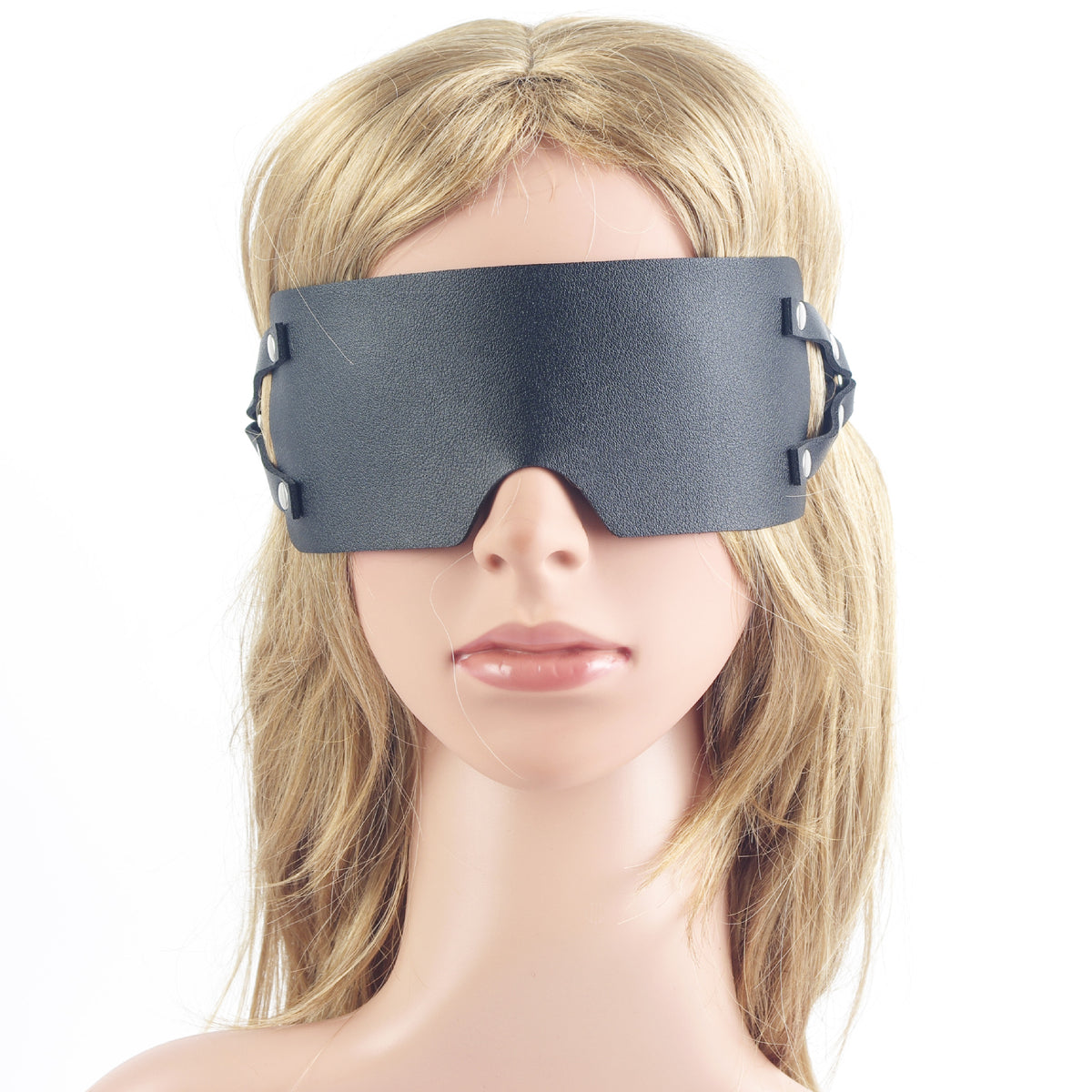 Gothic Dark Sexy Leather Eye Mask Soft Leather Comfortable - Adult Acc - BBCxMaster - Gothic Dark Sexy Leather Eye Mask Soft Leather Comfortable - Adult Acc - Black Eye Mask - BBCxMaster