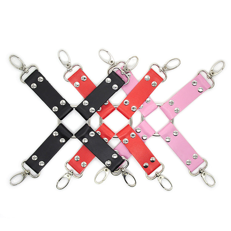 Personality Cross Buckle Connection Leather Toys - BBCxMaster - Personality Cross Buckle Connection Leather Toys - BBCxMaster